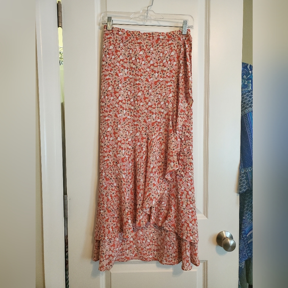 Max Studio High low summer skirt XL
